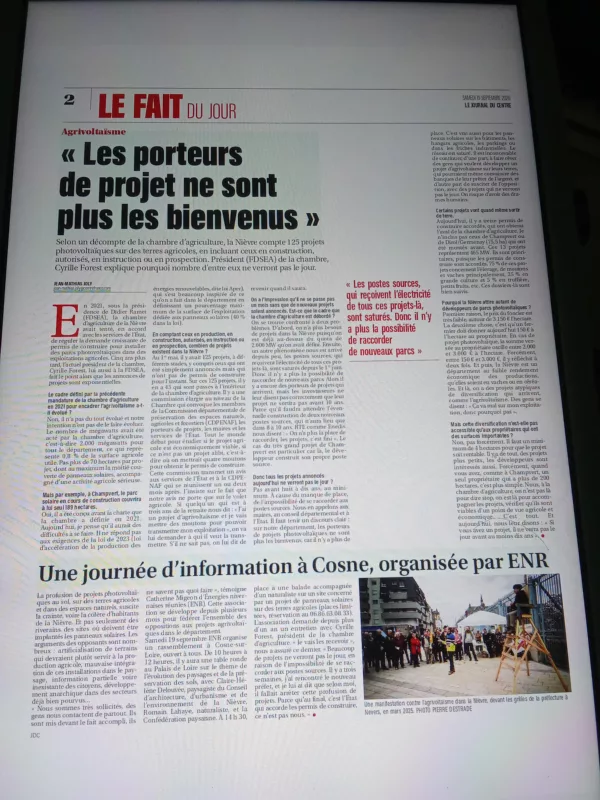 journal du centre 19/09/2026